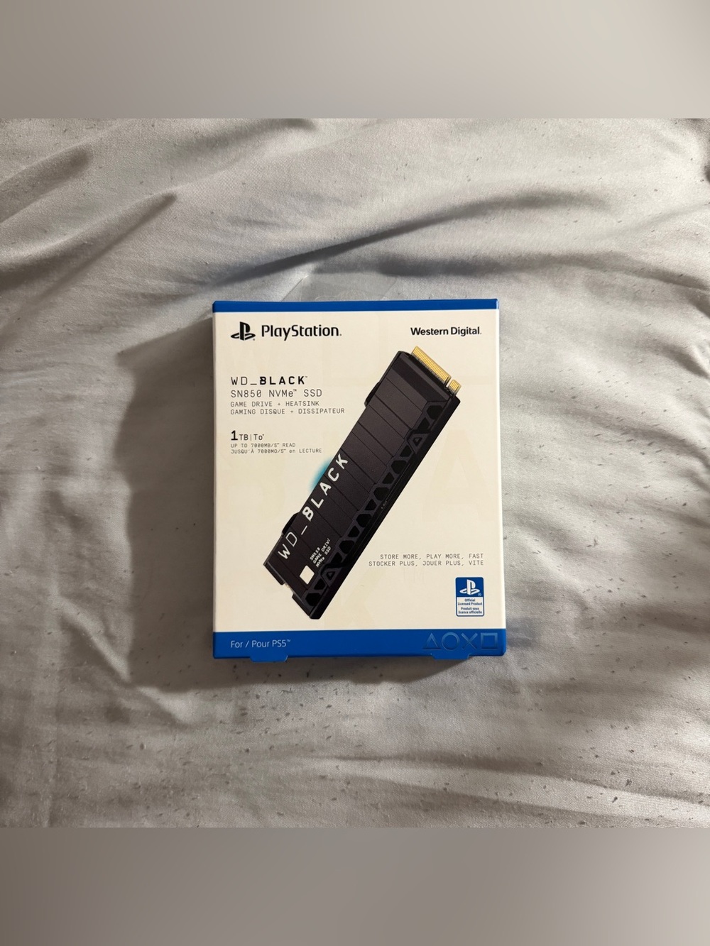 WD_BLACK SN850P 1TB NVMe M.2 Internal SSD Heatsink for PS5 7,300MB/s